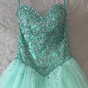 Green Ball Gown